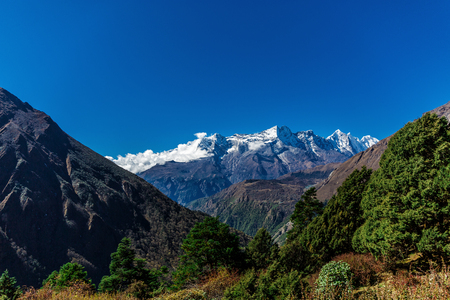 mountains of Nepalの写真素材