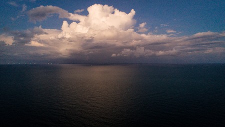 Sky and the seaの写真素材