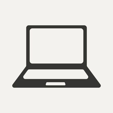 Flat in black and white mobile application laptop computerのイラスト素材