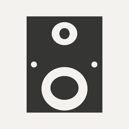 sub woofer in black and whiteのイラスト素材