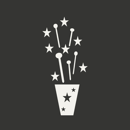 Flat in black and white mobile application saluteのイラスト素材