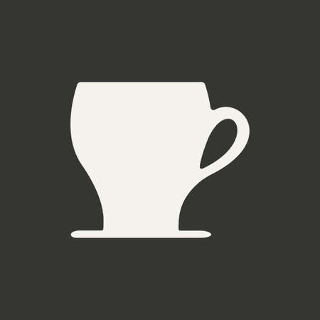 Flat in black and white mobile application cofeeのイラスト素材