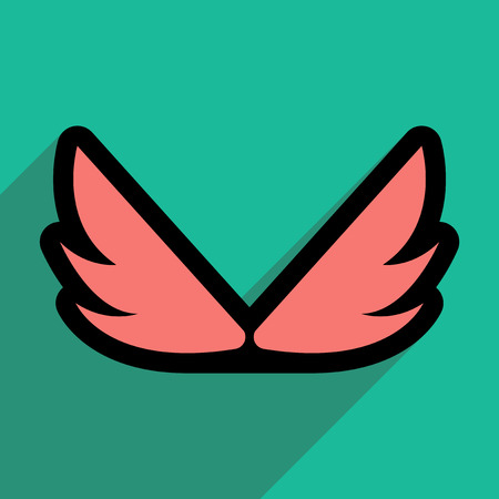 stylish wings of an eagleのイラスト素材