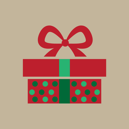 flat icon on stylish background gift boxのイラスト素材