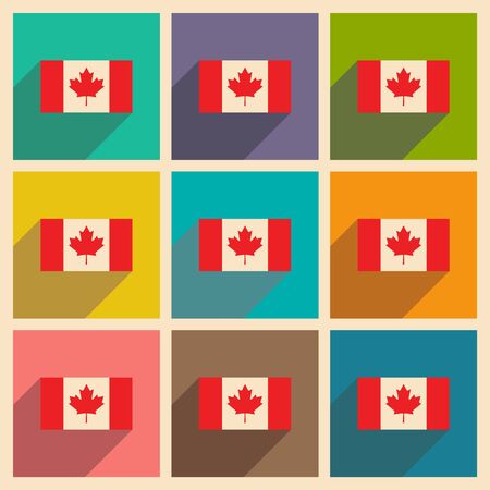 カナダ国旗の写真素材 イラスト素材 ストックフォトのamanaimages Plus