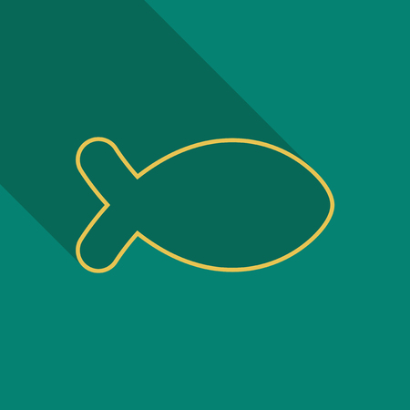 Jesus fish symbolのイラスト素材