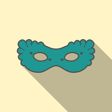 Carnival, masquerade, party and festive accessories.のイラスト素材