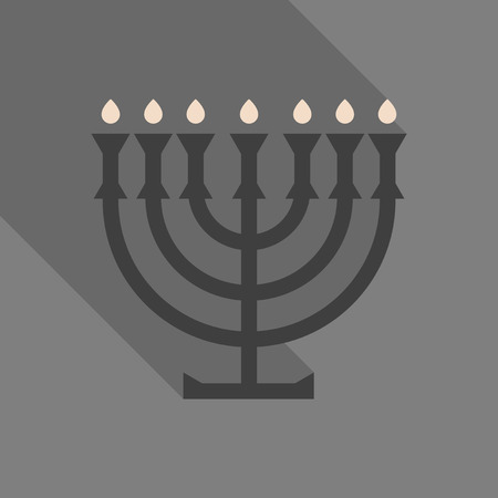 Feast of Dedication lamp icon or festivity item.のイラスト素材