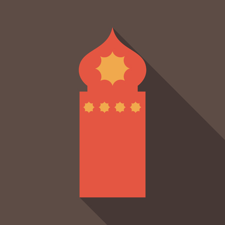 Islamic vector design glow mosque interior for Ramadan Kareem backgroundのイラスト素材