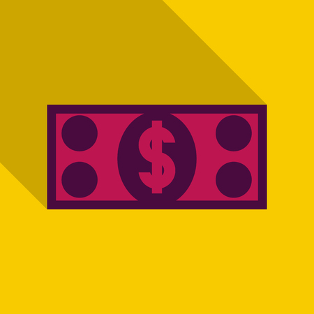 100, 50 Dollar Banknotes. Bill one hundred, fifty dollars. Suitable for discount cards, leaflet, coupon, flyer, vouchers. Vector, flat style. American president Franklin, Grant. Horizontal.のイラスト素材