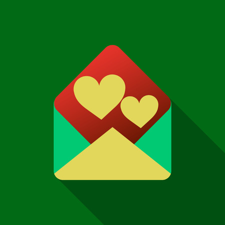 love letter icon Vector illustration.のイラスト素材