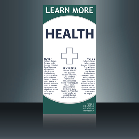 Medical Brochure Flyer Design Template A4 Size - Medical Brochure Templateのイラスト素材