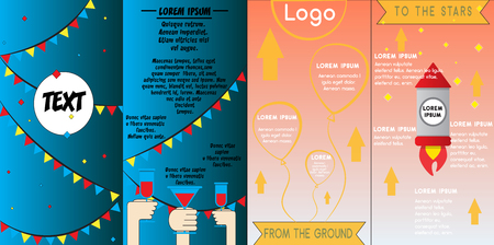 Trendy memphis style discount poster design. Abstract geometric elements. Layout template card, invitation, brochure, flyer. Special offer, big sale, interest discount templateのイラスト素材