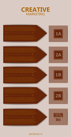Creative infographics elements.のイラスト素材