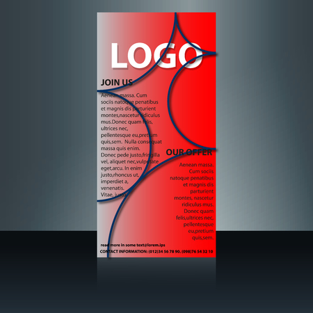 Brochure template layout, cover design annual report, magazine, flyer in A4 with grey yellow polygonal triangles, 3d mesh polygons, rounds, lines, explosion for business and sale shopping. Vector set.のイラスト素材