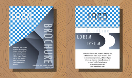 Brochure design template setのイラスト素材