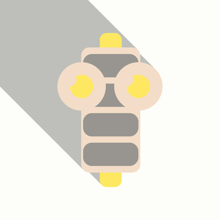 Fully charged battery iconのイラスト素材