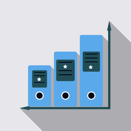 Simple Set of Folders Vector Line Icon.のイラスト素材