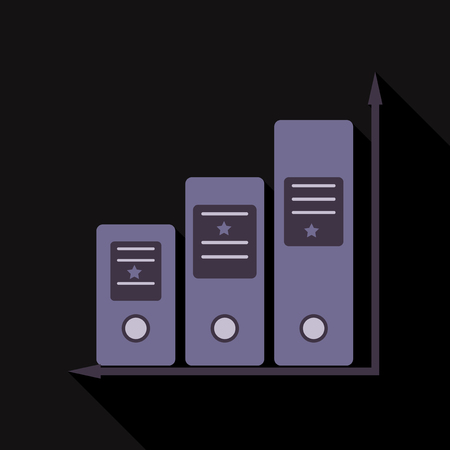 Simple Set of Folders Vector Line Icon.のイラスト素材