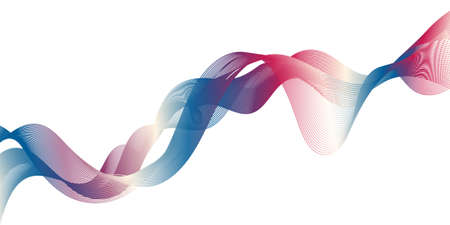 Abstract wave designのイラスト素材