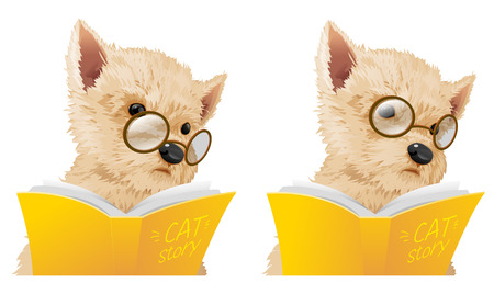 dog readのイラスト素材
