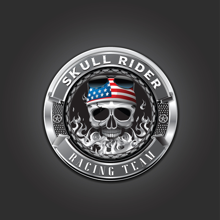 vector object motorcycle iconのイラスト素材