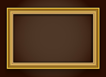 Gold frame,frame,frame border,Photo frame,frame vector illustration,frame pattern gold backgroundのイラスト素材