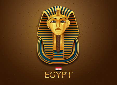 egypt pharaoh vecter illustrationのイラスト素材