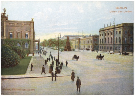 GERMANY - CIRCA 1903: a postcard printed in GERMANY shows view of のeditorial素材