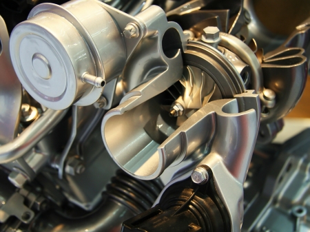 Cut off car turbocharger