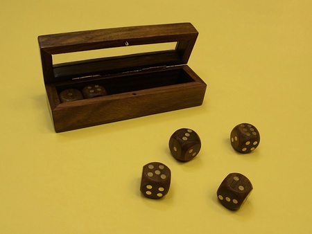 Wooded diced and caseの写真素材