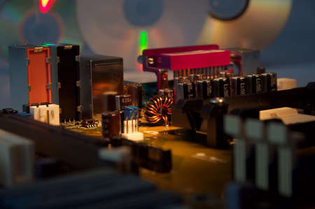technology - view of a mother board