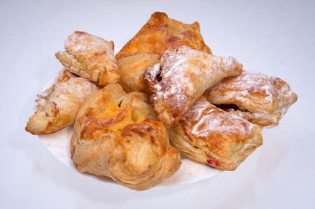 Preparation of rolls from the puff test very much labour-intensive processの写真素材