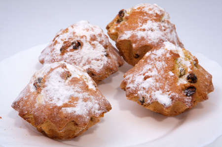 The fruitcake, is a favourite dessert of our familyの写真素材