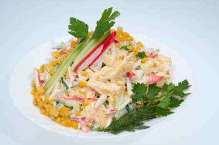 The cold snack moves before any meal at restaurantの写真素材