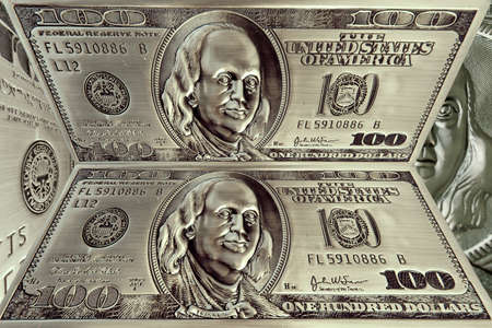 american Metal hundred dollars are only souvenir