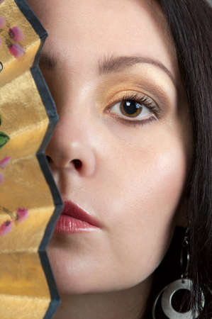 It is necessary to be the woman from Japan to play its roleの写真素材