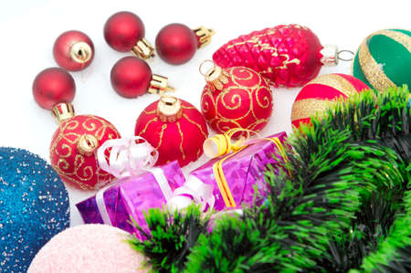 Christmas gifts the most long-awaited and pleasantの写真素材