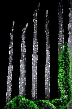 Icicles, this beautiful creation of winter created by means of a frost.