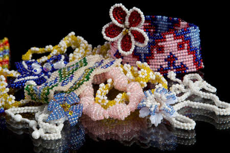 Weaving by beads very fascinating and interesting employment
