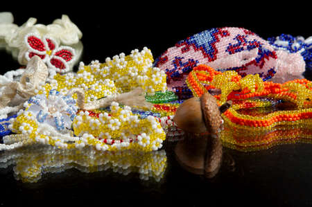 Weaving by beads very fascinating and interesting employment