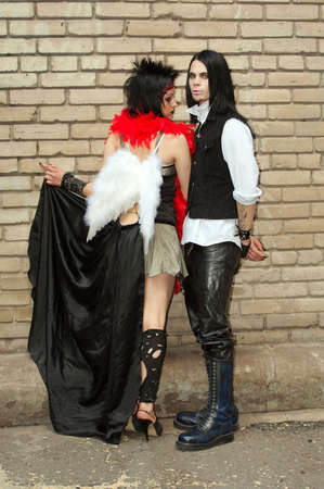 Modern teenagers have found to themselves one more way of self-expression, it - style gothic