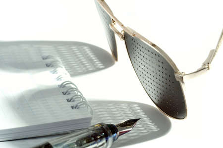 Special glasses for correction of sight.の写真素材