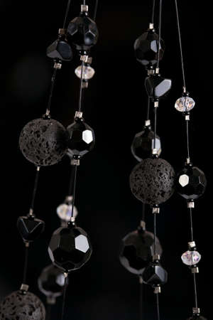 Original female ornaments from polymeric hand-worked clay の写真素材