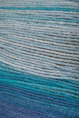 Ball of a color wool yarn for needleworkの写真素材