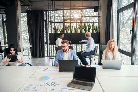 International group of business people working together.の写真素材