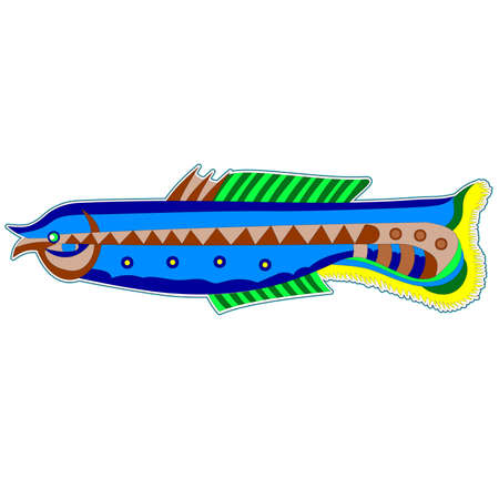Incomprehensible monster fishの写真素材