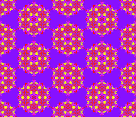 Seamless pattern in arabic or indian style. Arabesque mandala indian motif retro vintageのイラスト素材