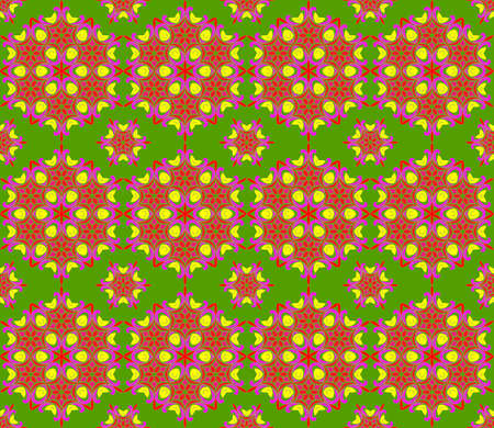 Seamless pattern in arabic or indian style. Arabesque mandala indian motif retro vintageのイラスト素材