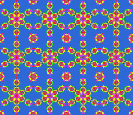 Seamless pattern in arabic or indian style. Arabesque mandala indian motif retro vintageのイラスト素材
